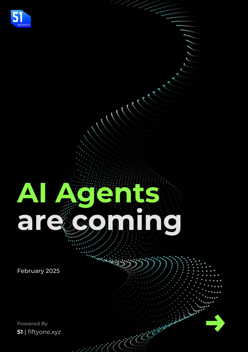 The Dawn of AI Agents report cover